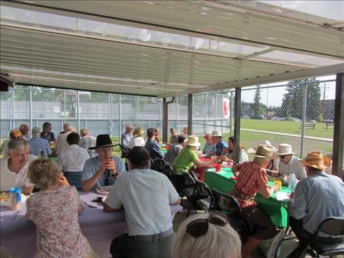 Stampede Breakfast 2017 crowd