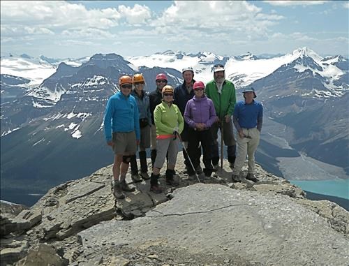 Summit shot. It was hard to leave these amazing views.