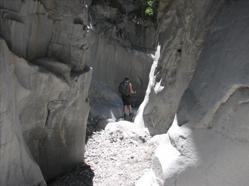 Nihahi Creek slot canyon