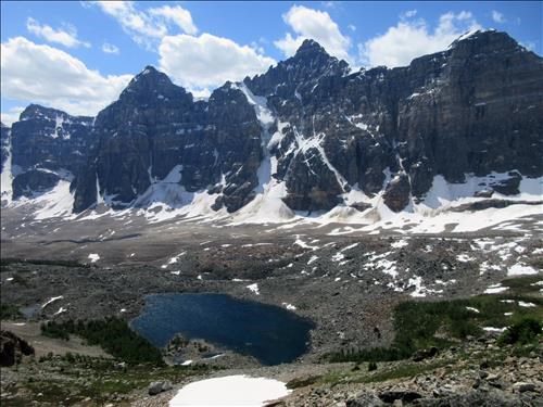Eiffel Lake from Wastach Pass