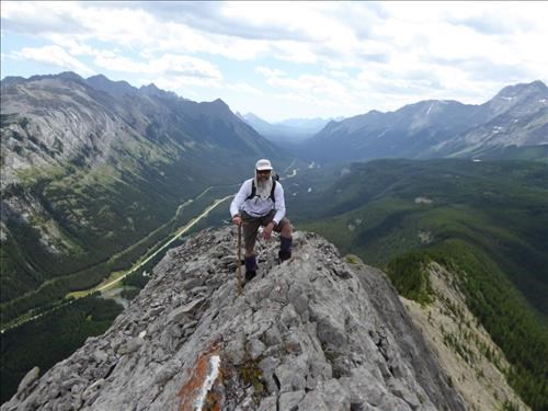 Needle Pk-narrow ridge to summit
