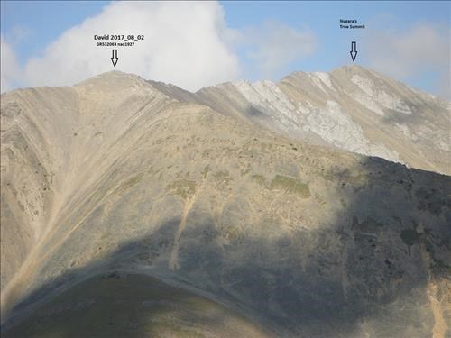 Mt. Gibraltar from Mist Ridge
