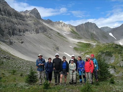 Group at the High col