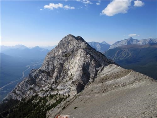 Mount Lorette from the col Mount Lorette from the col