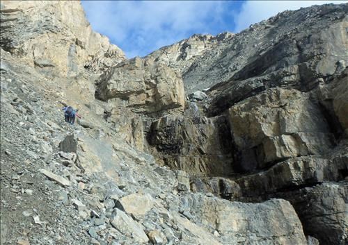 The crux of Nugara's route to Jimmy Junior