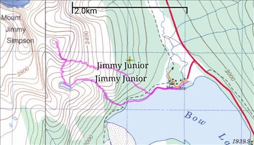 Nugara's summer route to Jimmy Junior (clockwise)