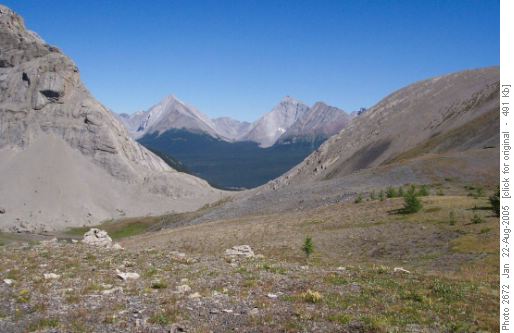 View east from Smuts Pass
