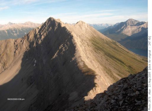 Indefatigable North Peak from the north