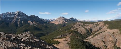 View NW from Mt Ware. Left to Right: Bluerock Mt, Mt Rose, Threepoint Mt.