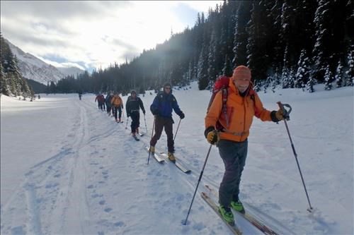 Setting out from Highwood Pass