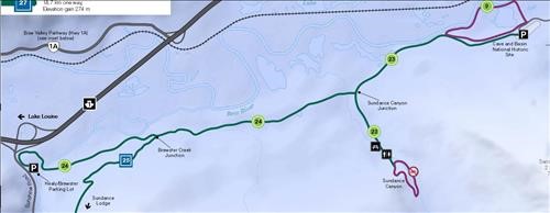 Cave+Basin XC trails