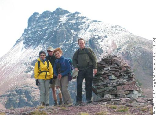 Summit group with Grizzly Peak behind