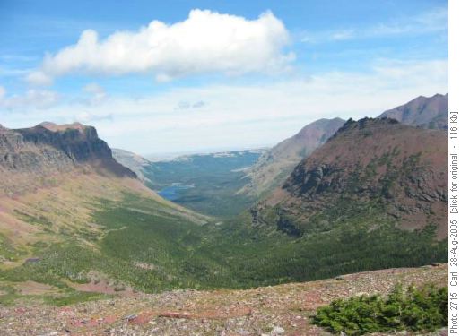 View back to Two Medicine Lake