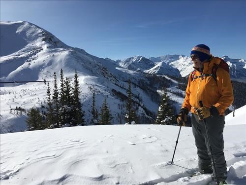 John on summit over looking Purple Bowl.
