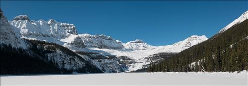 Boom Lake E-end (1895m) and Chimney Peak (3002m)