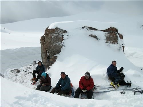 Usual lunch rock above Katherine Lake