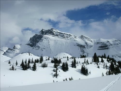 Noseeum Peak from below the second col