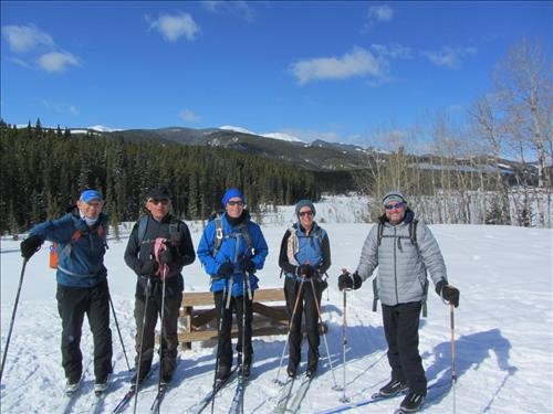 A blue sky day on the Moose Loop