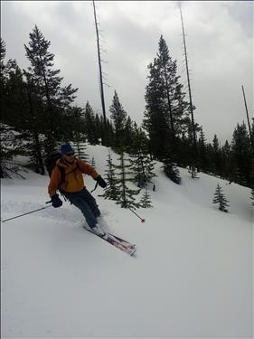 Phillip carving turns