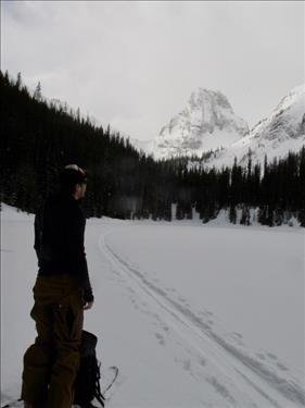{1703 Jean-Mic Long} looking towards Commonwealth peak with shoulder of Pig's back on right.