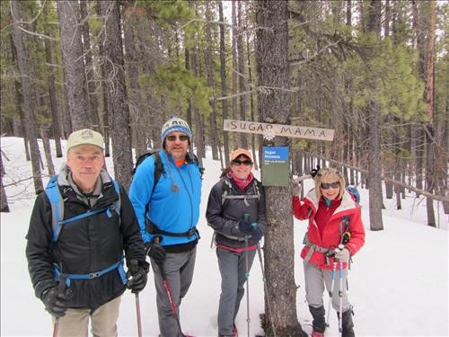 Lenard, Gord, Jenny & Barb at the junction