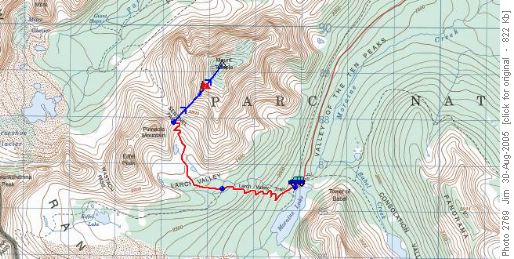 Mount Temple SC6 Route