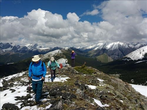 Ramblers on Picklejar Hills.