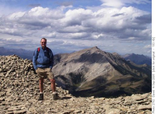 Dave A. with Mt. Burke