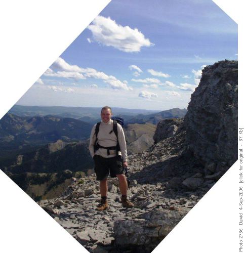 Jan on Sentinel ridge