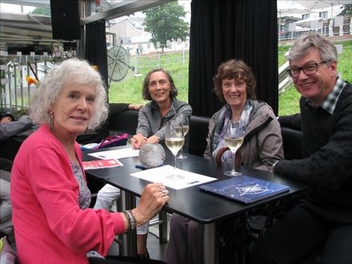 Carolyn's cousin Karen and husband Peter joined us for River Salzach cruise