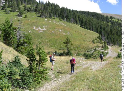 Sentinel Peak: trail goes left from Hailstone Butte road