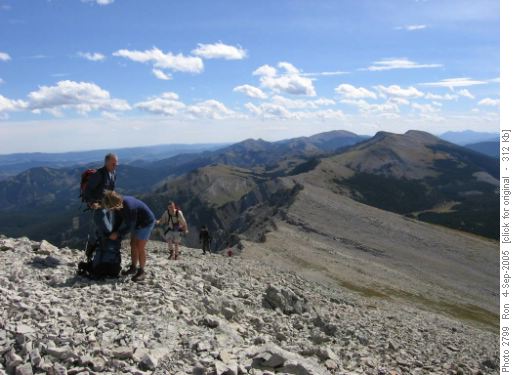 Sentinel Peak, approaching the summit