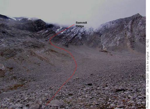 This looks like a much better route to assume The Tower's summit ridge.