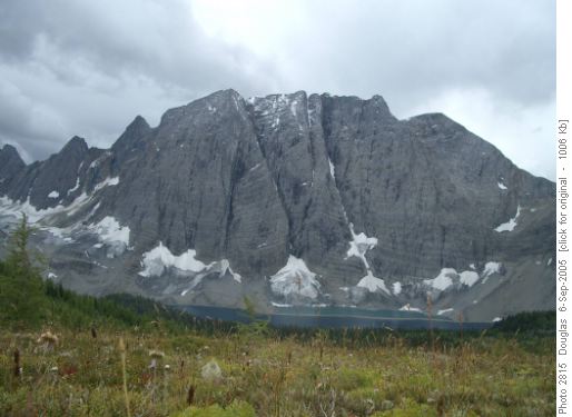 Floe Lake from meadows