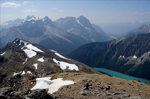 Paget Peak - Looking towards Mt Stephen