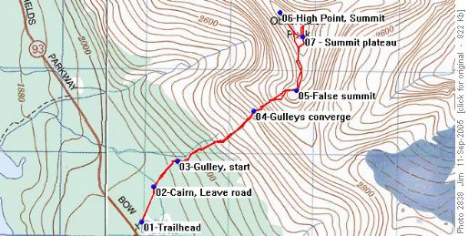 Observation Peak scramble route.