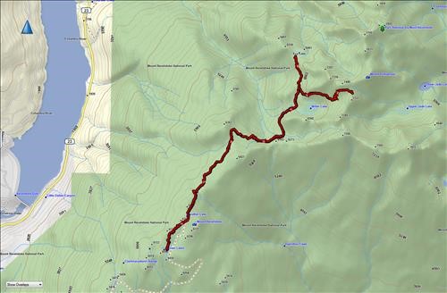 Jade Pass track with Eva Lake side trip