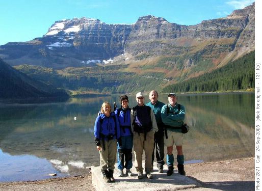 Setting Off from Cameron Lake