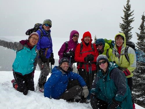 Happy faces, let it snow......