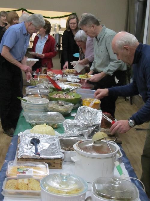 Christmas potluck: the main courses
