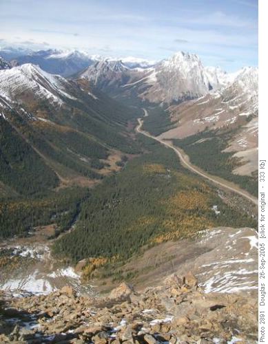 View looking west from North Summit of Highwood Ridge