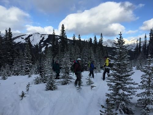 Ramblers at Gypsum mine