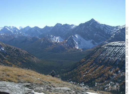 Paradise Valley from ridge