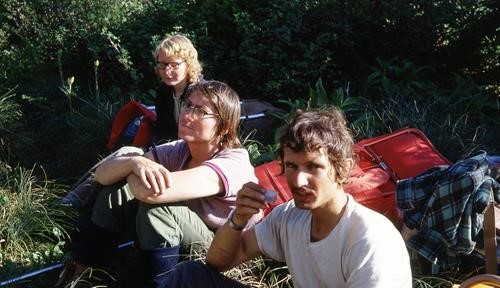 Paul Jepson, Roger Woodgate, Elaine McKennirey, Glacier USA 1972