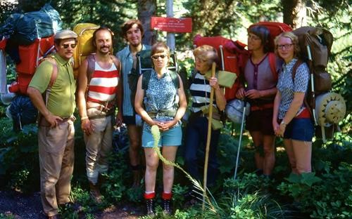 Dick Millar, Bob Pattison, Michael Crouch, Marianne Flanagan, Daphne Smith, Roger Woodgate, Elaine McKennirey: Glacier USA 1972