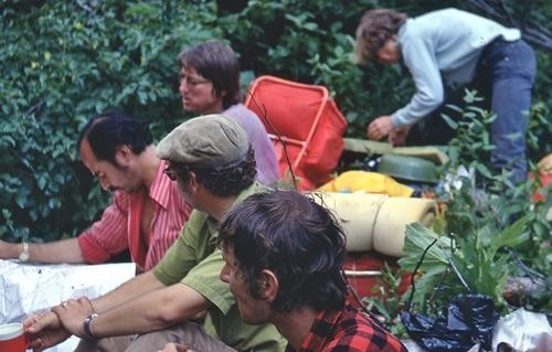 Paul Jepson, Dick Millar, Bob Pattison, Roger Woodgate, Daphne Smith: Glacier USA 1972 
