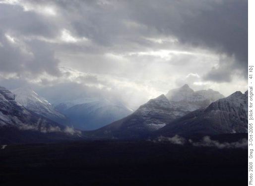 Looking across the valley from Castle