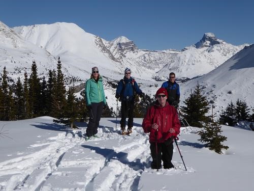 Towards Boulder Pass, the Coordinator had already removed his skis