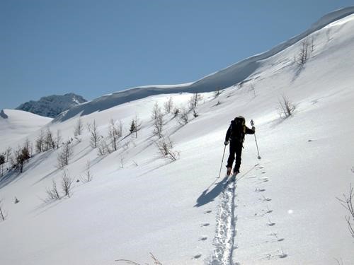 {256 a we} cutting across to our high point
