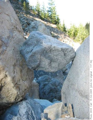 McGillivray Creek Chockstone
